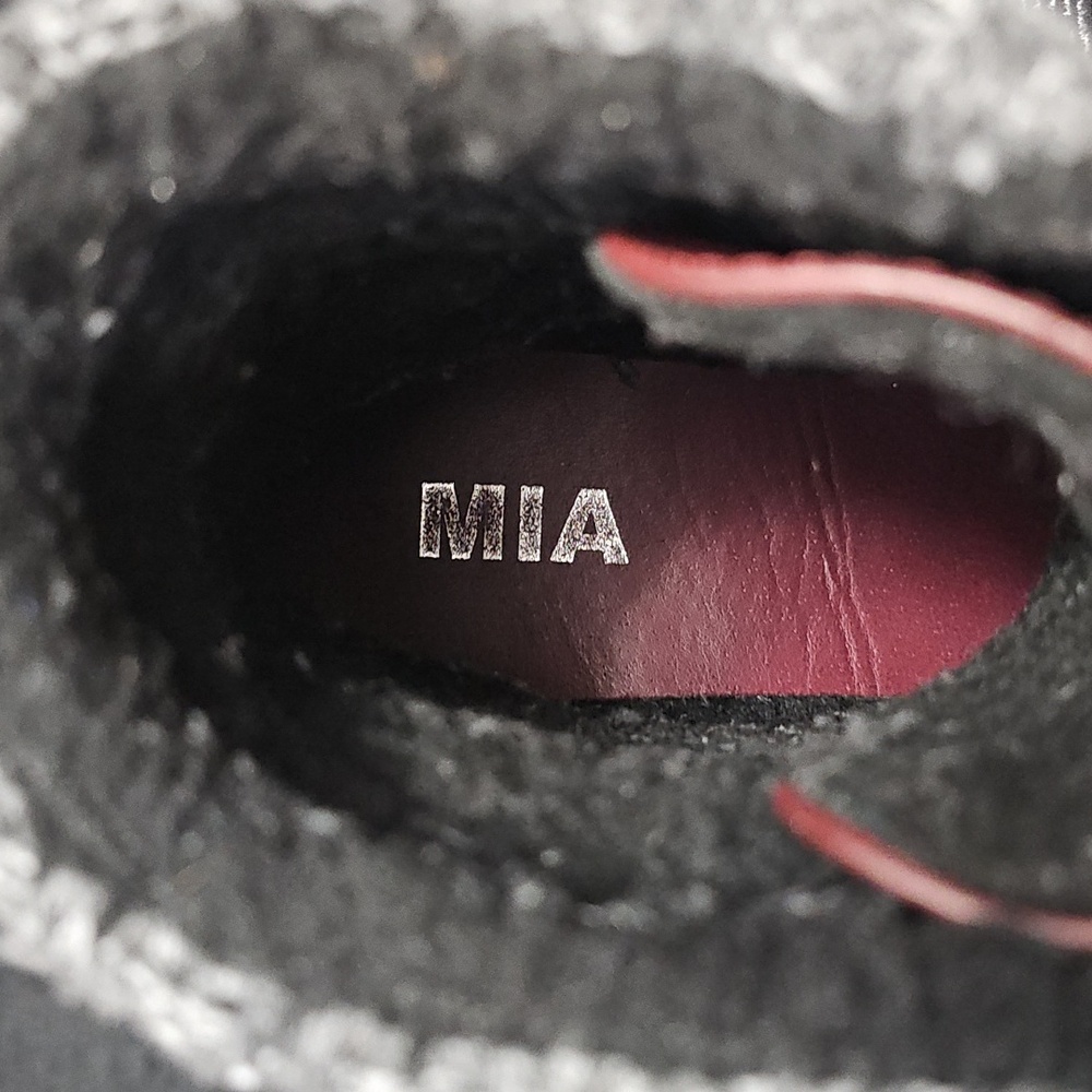 MIA Burgundy Boots 8.5 Womens - Picture 8 of 9